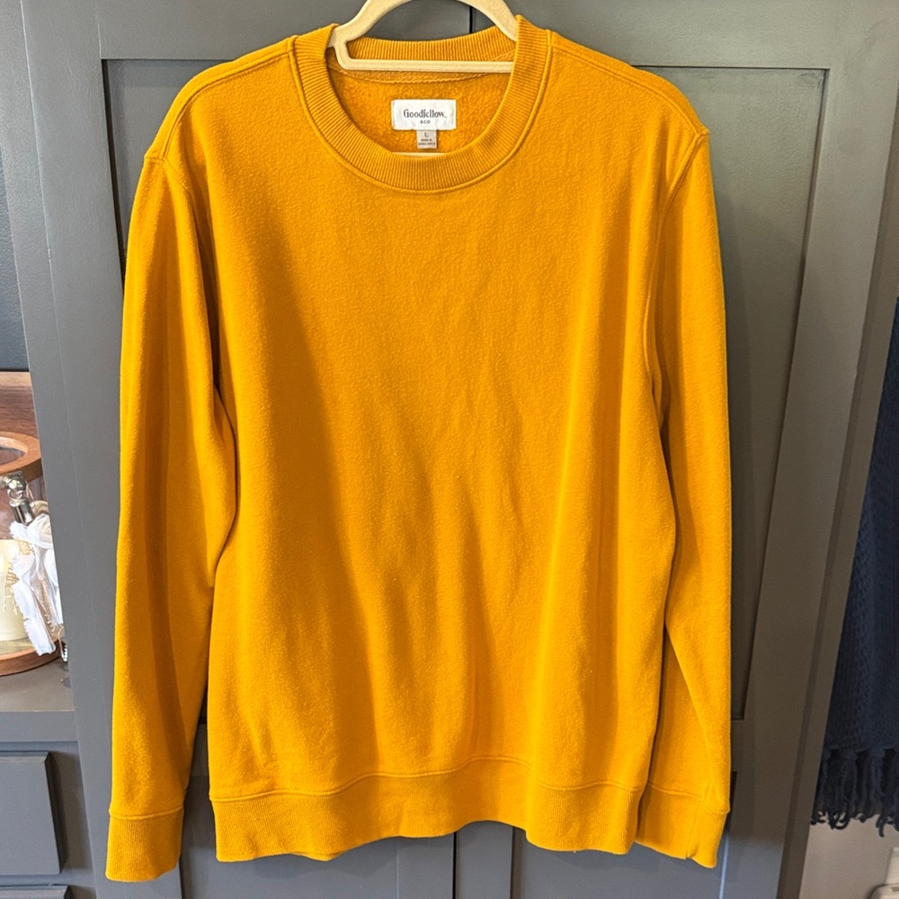 Goodfellow & Co Mustard Crewneck Sweater